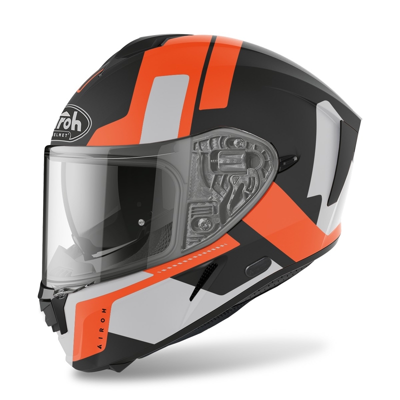 Integrálna prilba na motocykel Airoh Spark Shogun 2022 oranžová matná výpredaj