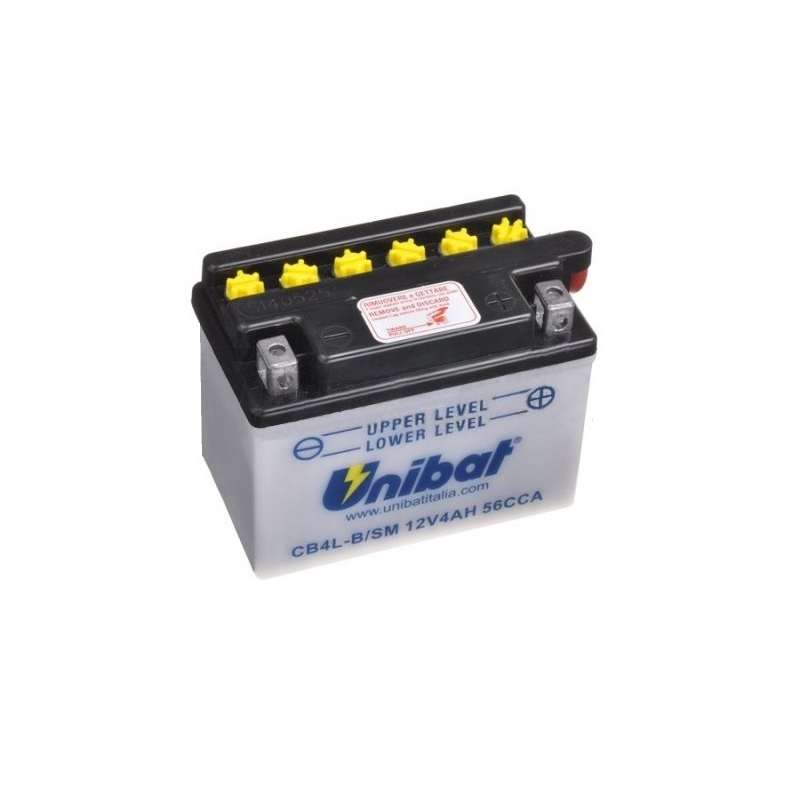 Batérie štandard UNIB CB4L-B, 12V 4Ah