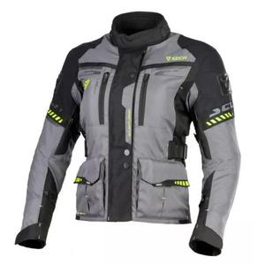 Dámska bunda na motocykel SECA Arrakis II šedo-čierna výpredaj
