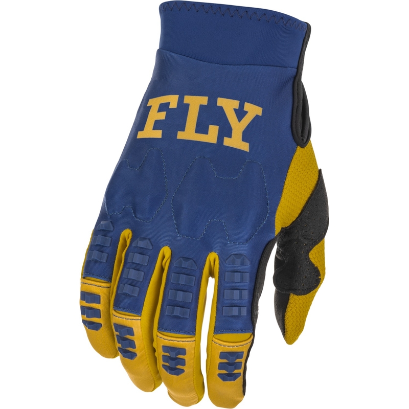 Motokrosové rukavice FLY Racing Evolution DST 2022 čierno-modro-zlaté