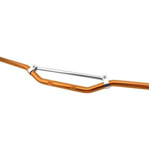 Moto riadidlá Cross / enduro s hrazdou oranžovej