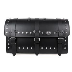 Kožený moto kufor na motorku Chopper RSA-8B so zámkom