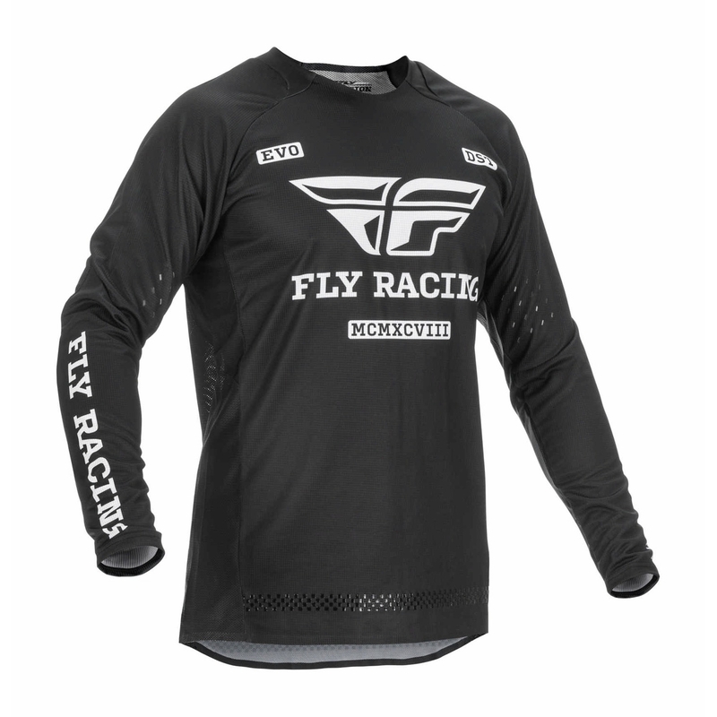 Motokrosový dres FLY Racing Evolution DST 2022 čierno-biely