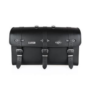 Kožený moto kufor na motocykel Chopper RSA-18A so zámkom