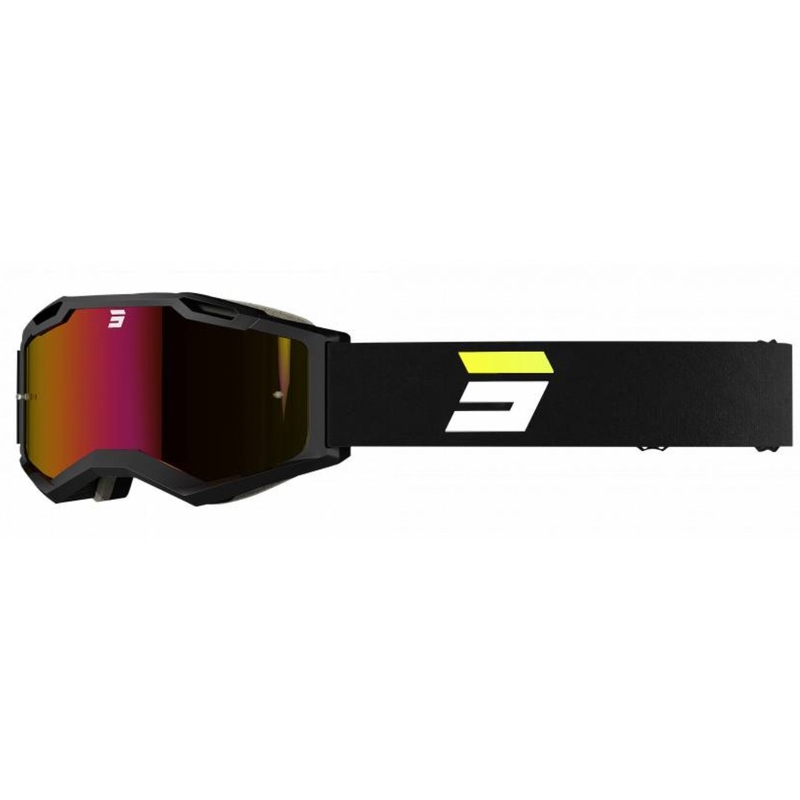 Motokrosové okuliare Shot Iris 2.0 Tech fluo žlto-bielo-čierne
