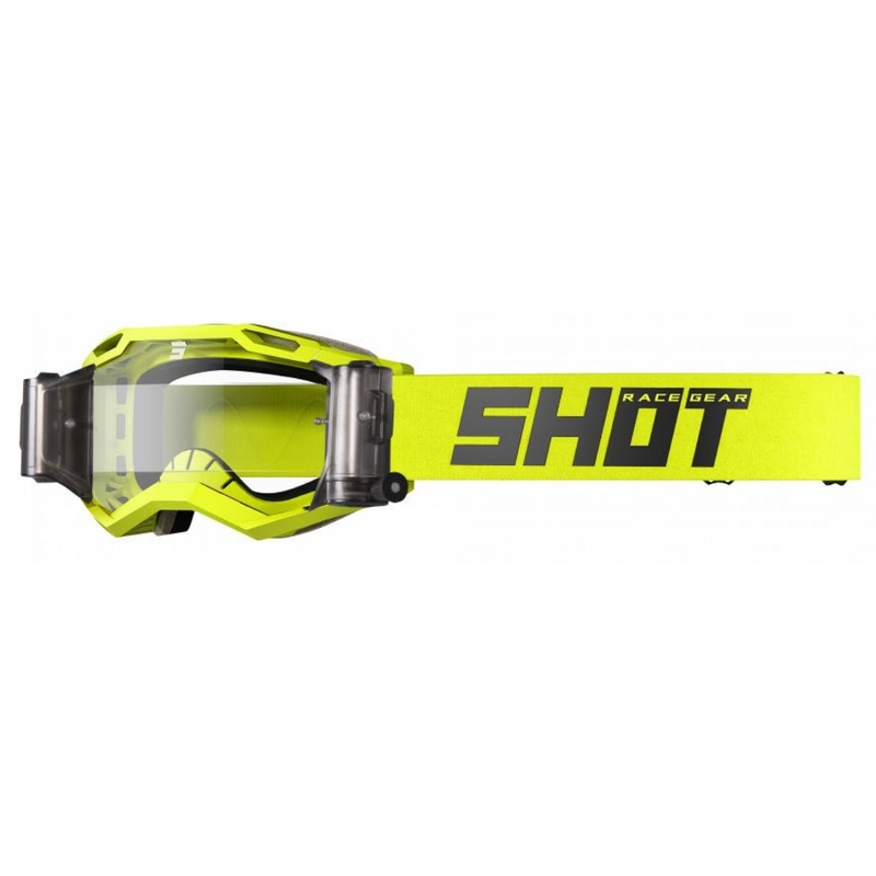 Motokrosové okuliare Shot Iris 2.0 Solid Roll-Off fluo-žlté