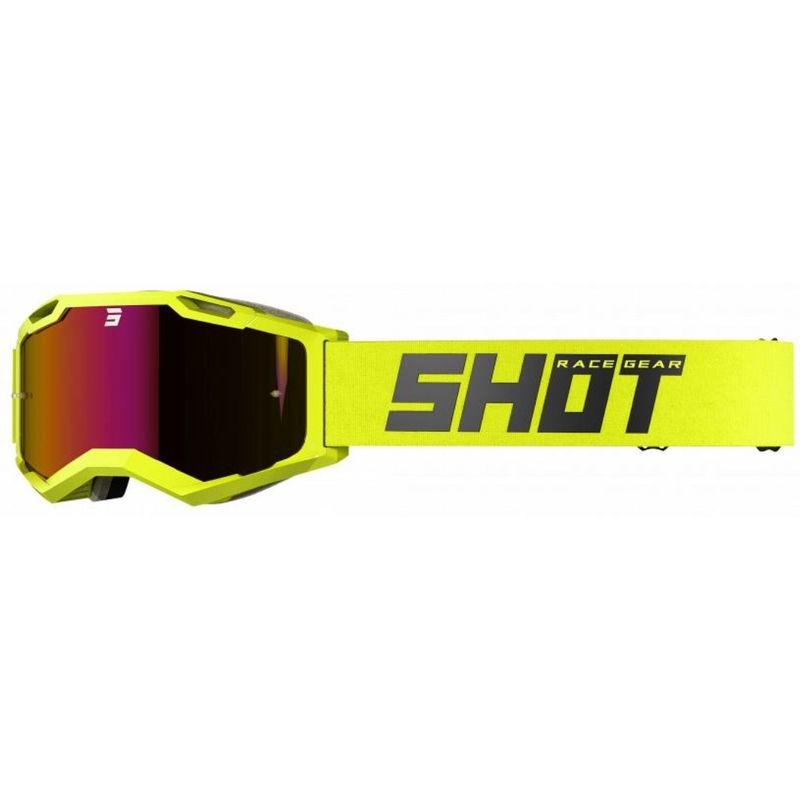 Motokrosové okuliare Shot Iris 2.0 Solid fluo žlté