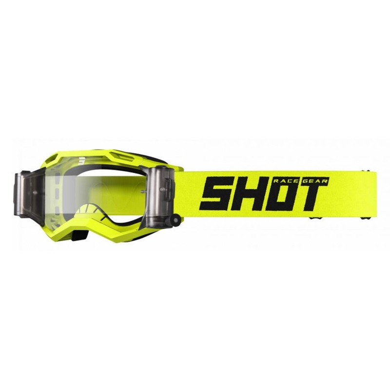 Motokrosové okuliare Shot Assault 2.0 Solid Roll-Off fluo žlté