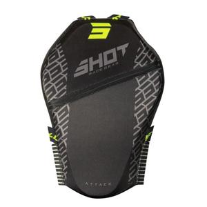 Chránič chrbta Shot Attack čierny-fluo žltý