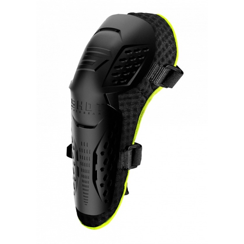 Chrániče loktov Shot Optimal 2.0 čierno-fluo žlté