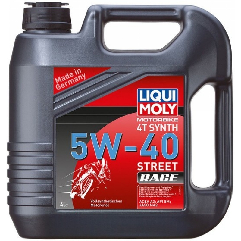 Motorový olej LIQUI MOLY Motorbike 4T Synth 5W40 Race 4 l