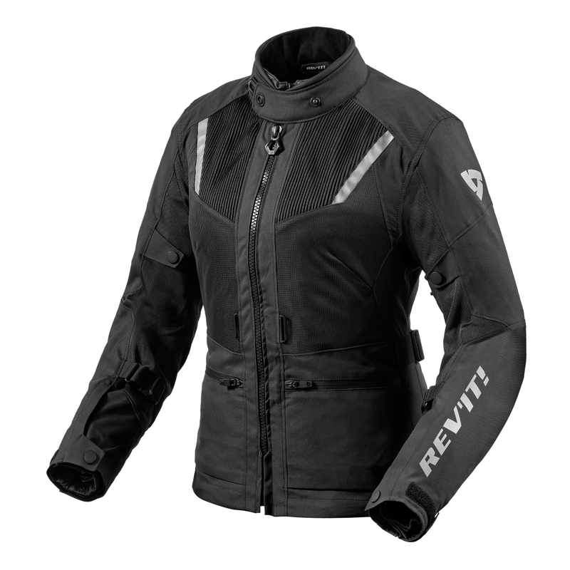 Dámska bunda na motocykel Revit Levante 2 H2O čierna