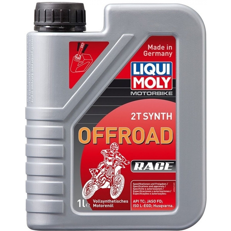 Motorový olej LIQUI MOLY Motorbike 2T Synth Offroad Race 1 l