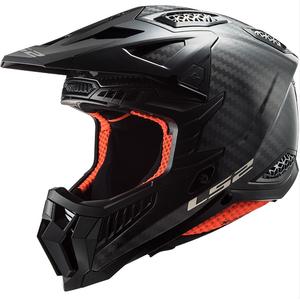 Motokrosová prilba LS2 MX703 X-Force Solid Carbon čierna