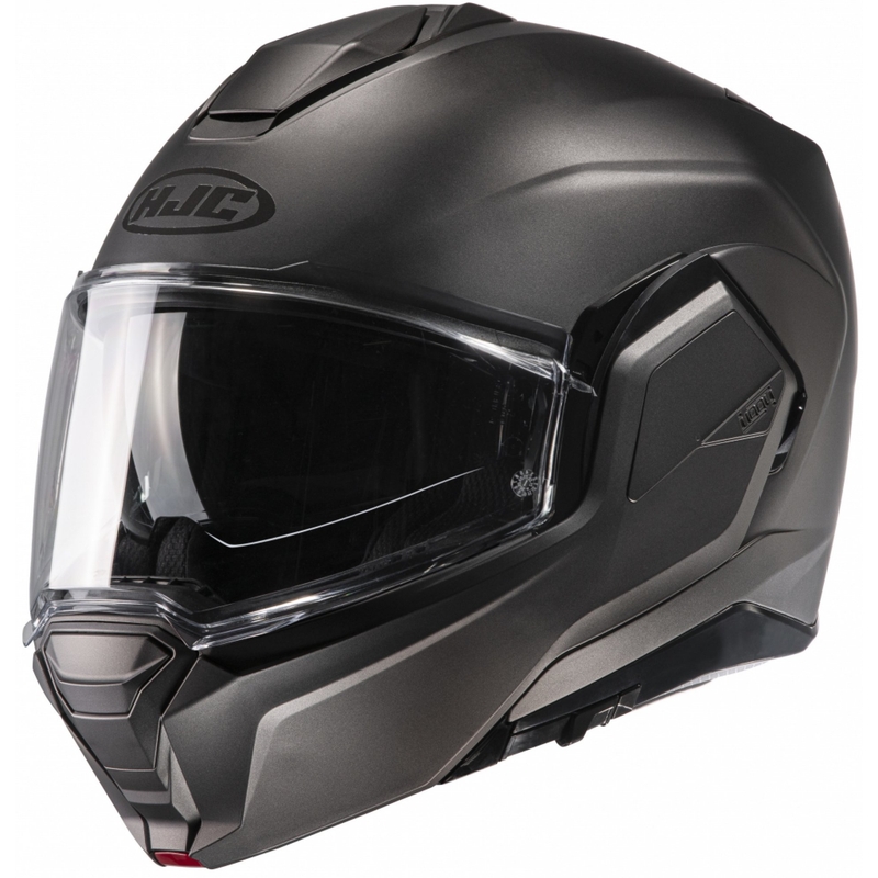 Preklápacia prilba na motocykel HJC I100 Solid semi flat titánová