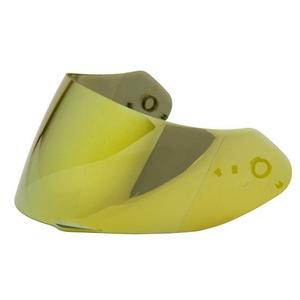 Zlaté zrkadlové plexi Scorpion EXO ELLIP-TEC Maxvision 2D KDF14-2