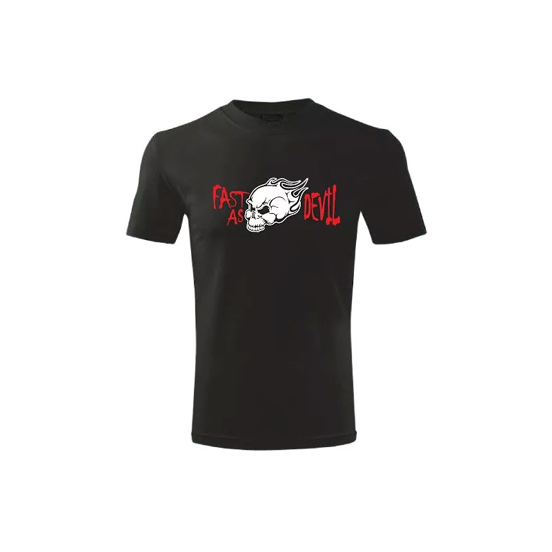 Tričko s motívom Fast as Devil