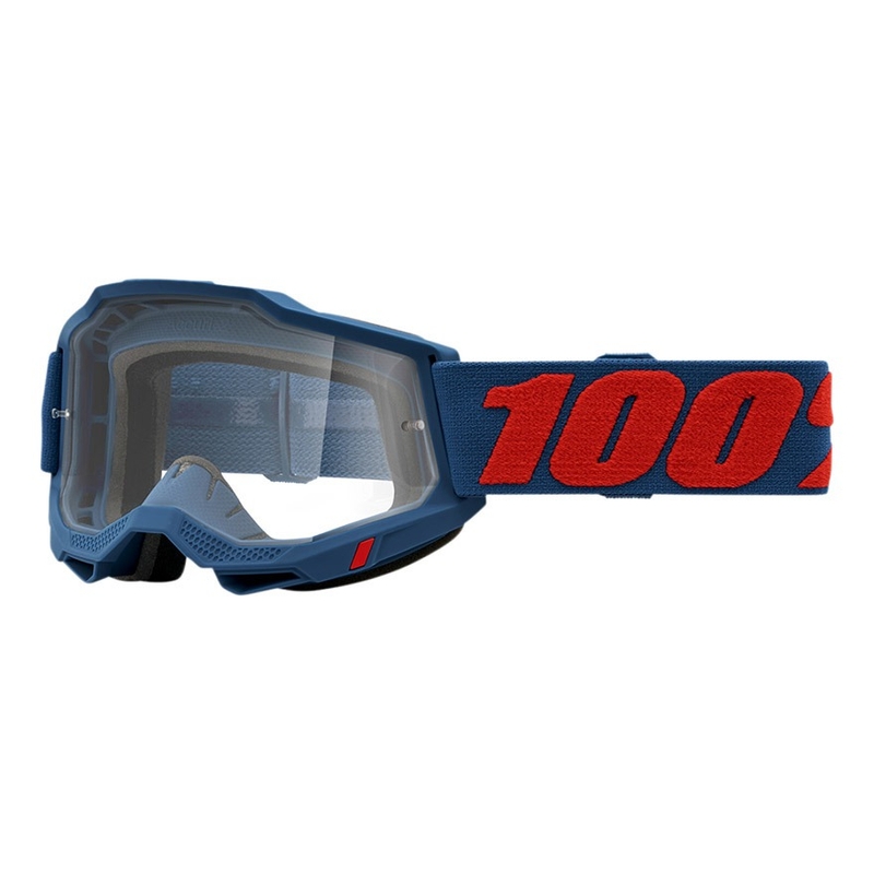 Motokrosové okuliare 100% ACCURI 2 Odeon červeno-modré (číre plexi)