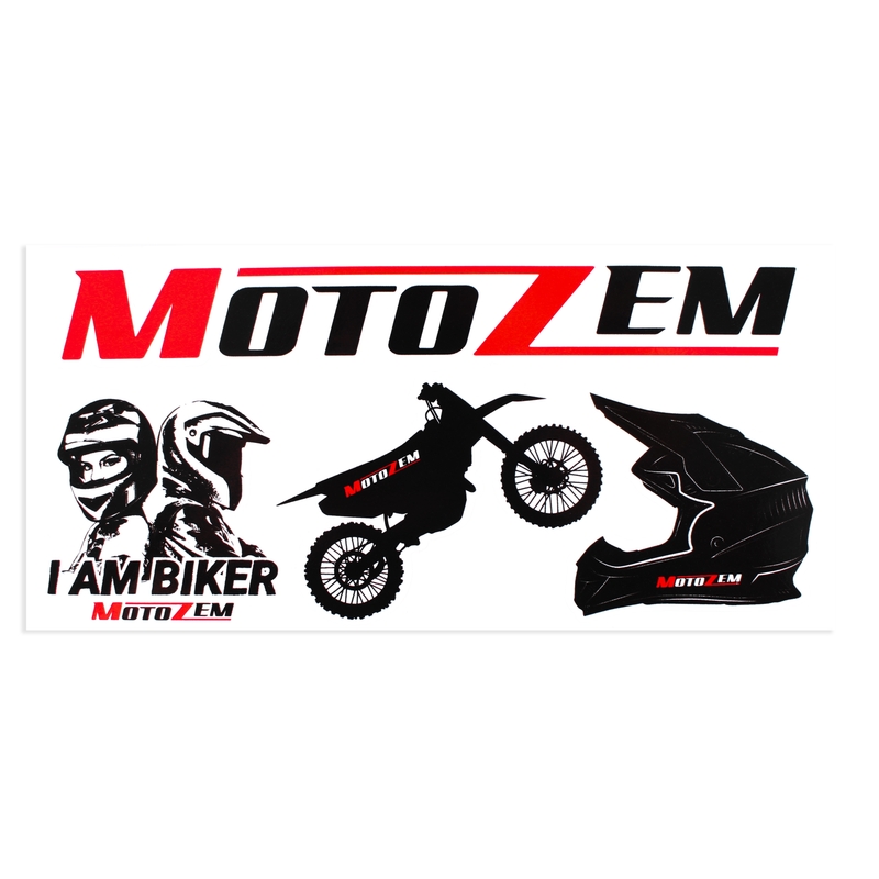 Súprava nálepiek MotoZem Cross