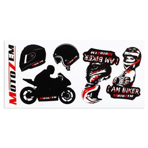 Súprava nálepiek MotoZem Mix