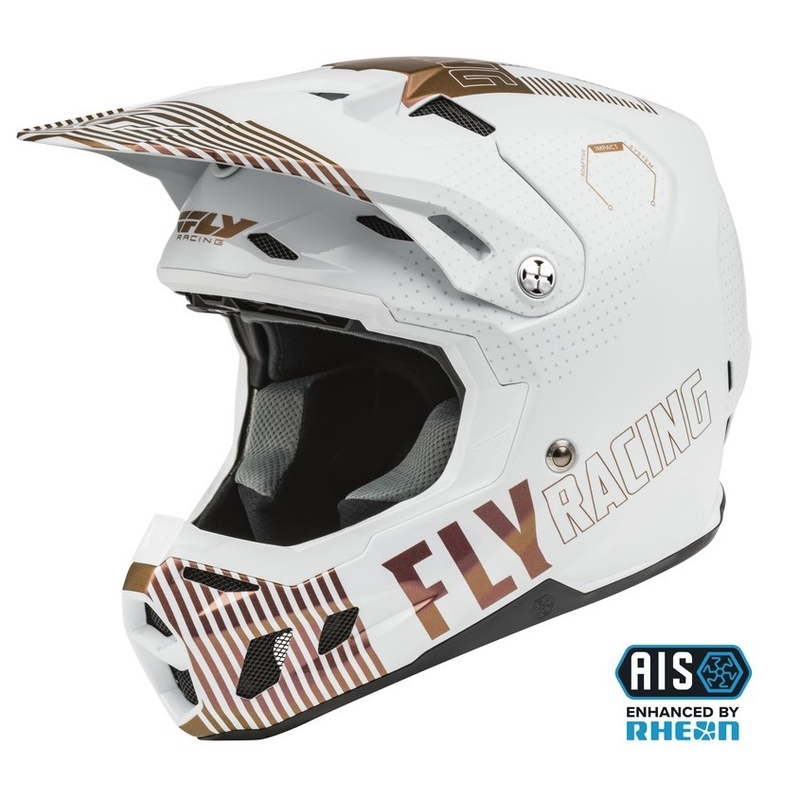 Motokrosová prilba FLY Racing Formula CC Primary bielo-medená