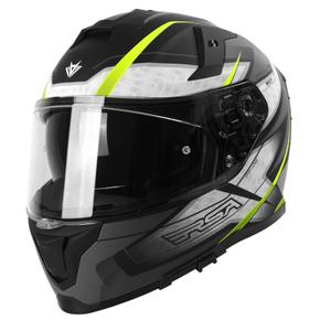 Integrálna prilba na motocykel RSA Rapid šedo-fluo žltá výpredaj