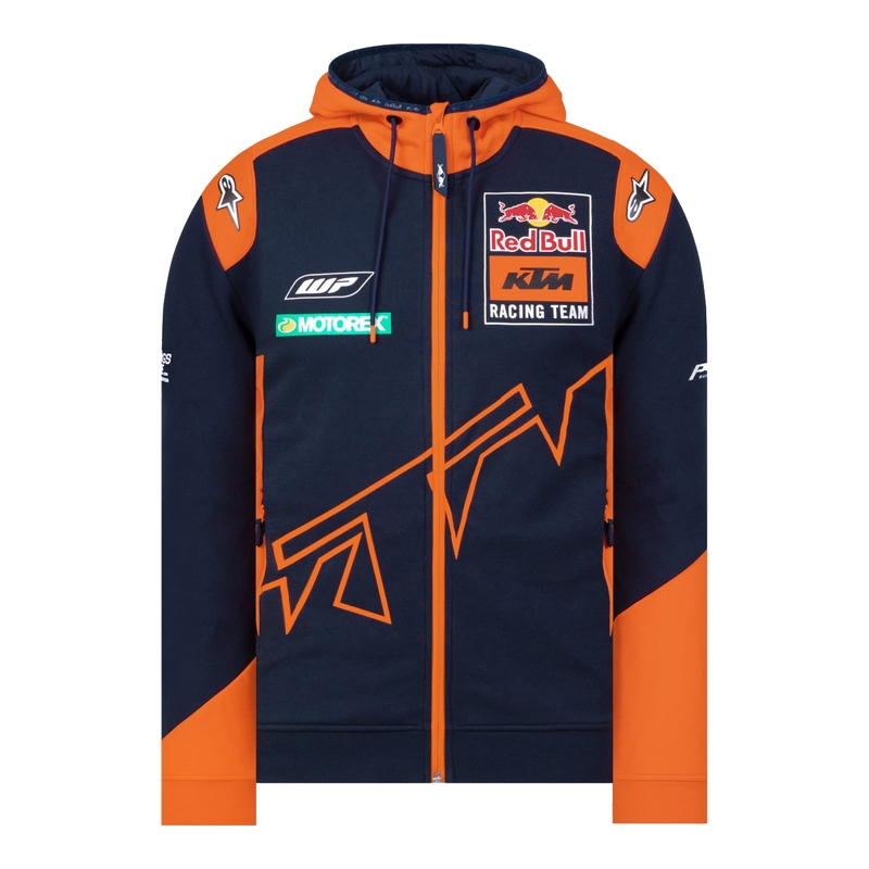 Detská mikina KTM Red Bull Racing Zip modro-oranžová