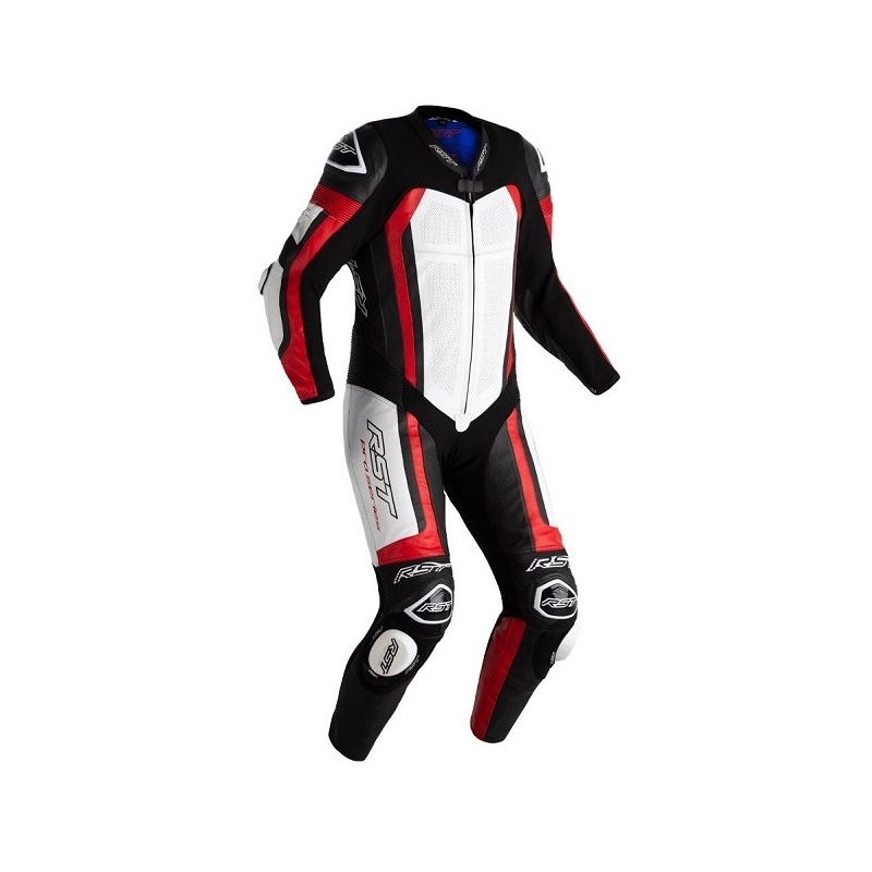 Jednodielna kombinéza na motocykel RST Pro Series Airbag čierno-bielo-červená výpredaj