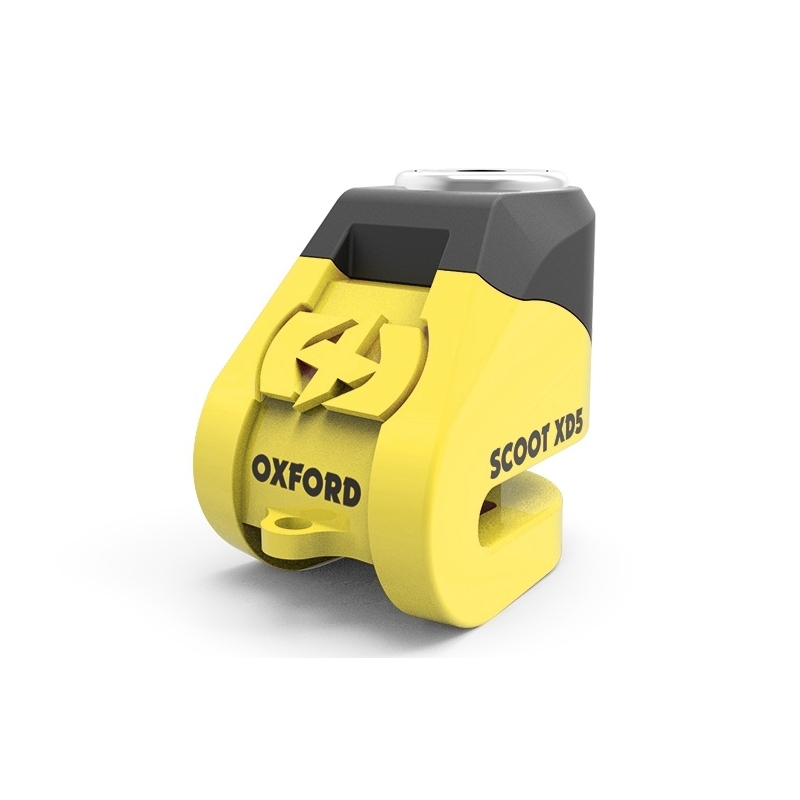 Zámok kotúčové brzdy Oxford Scoot XD5 - žlto / čierny