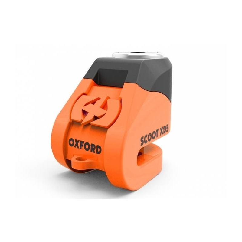Zámok kotúčové brzdy Oxford Scoot XD5 - oranžovo / čierny