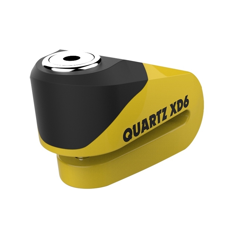 Zámok kotúčové brzdy Oxford Quartz XD6 - čierno / žltý