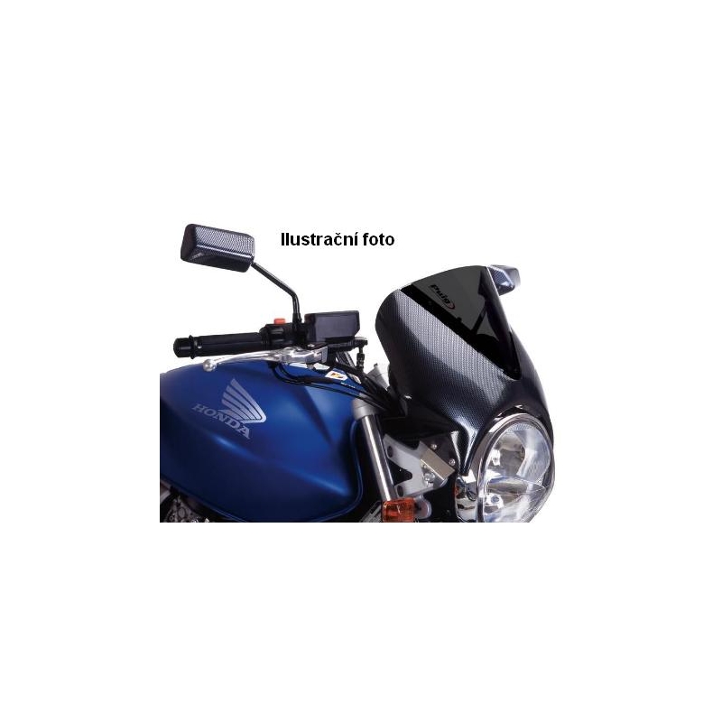 Plexi na moto carbon-dymové plexi