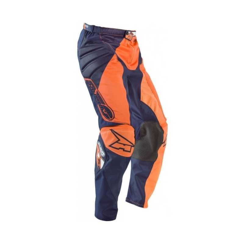 Motokrosové nohavice AXO Motion 4 modro-oranžové
