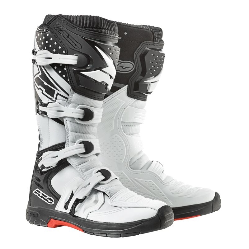 Moto topánky AXO MX One bielo-čierne výpredaj