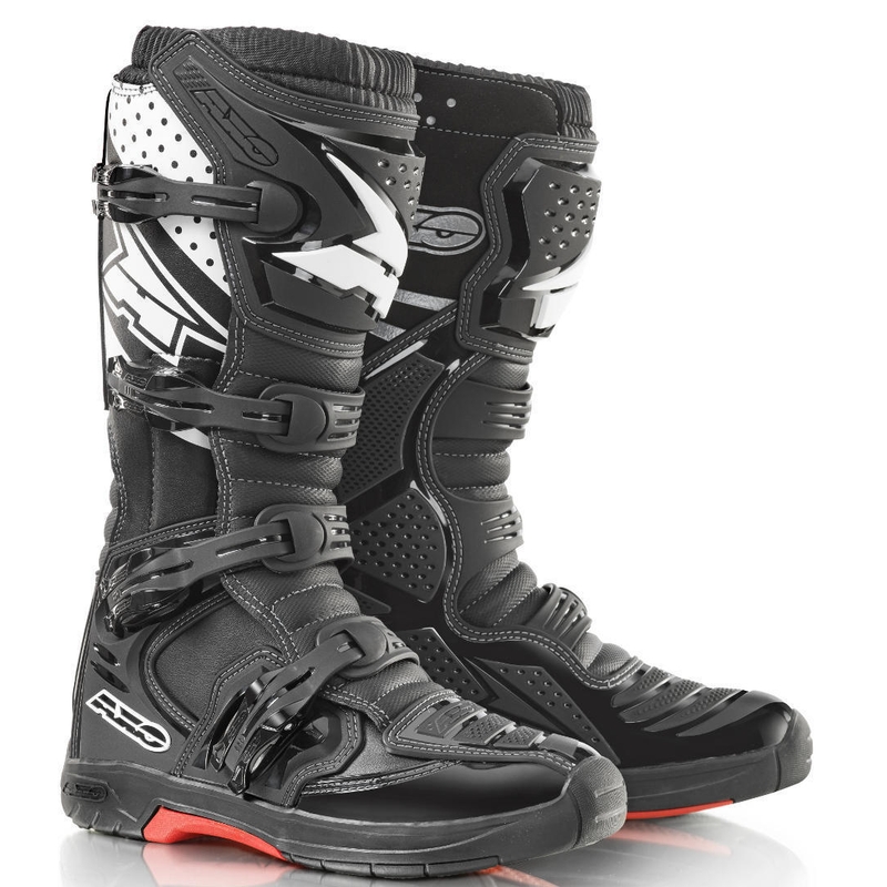 Moto topánky AXO MX One čierno-biele