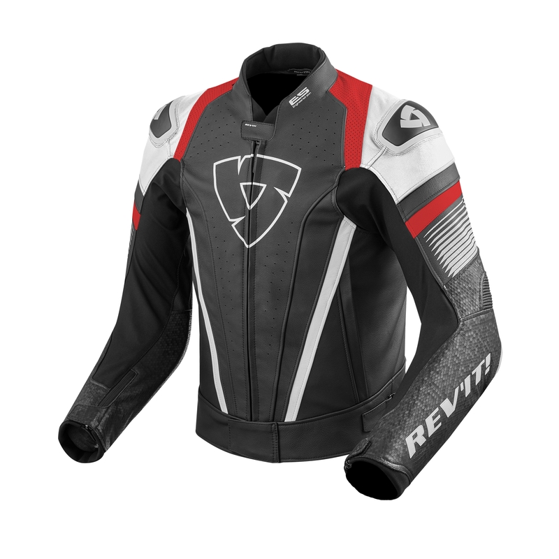 Bunda na motorku Revit Spitfire bielo-červená výpredaj