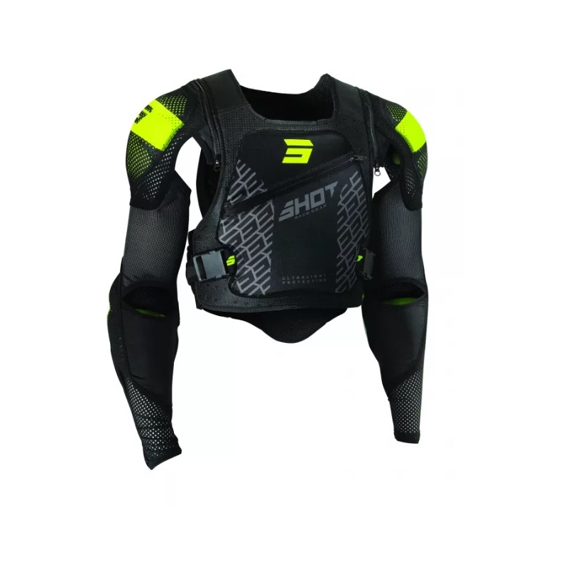 Detský chránič tela Shot Ultralight 2.0 čierny