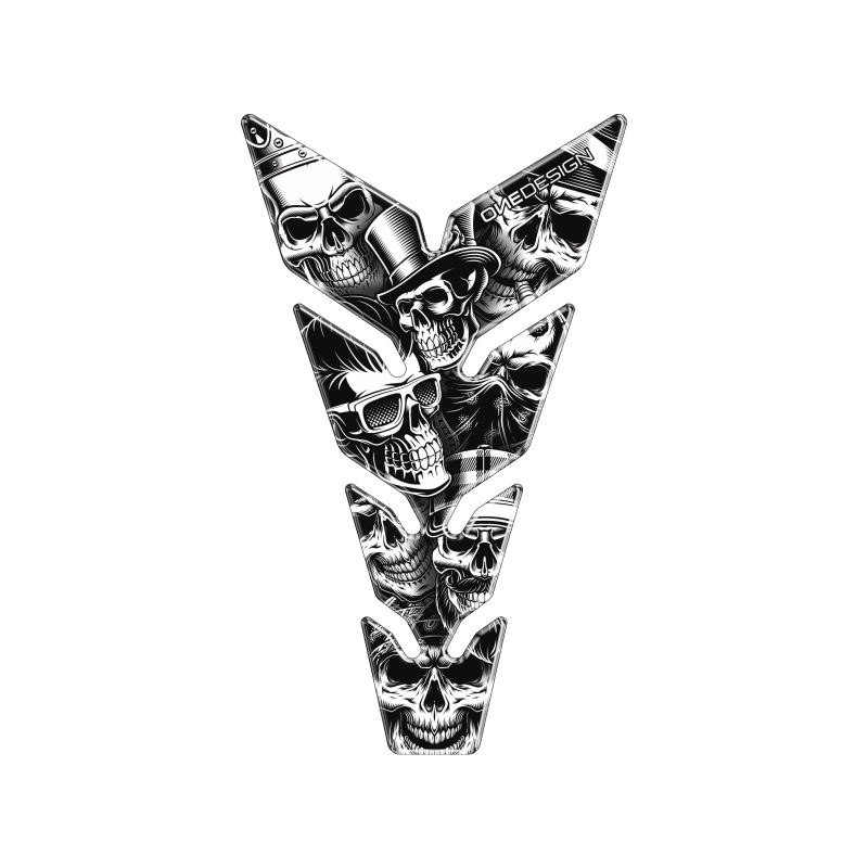 Polep palivovej nádrže Print - Max Skulls1
