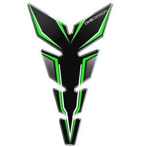 Polep palivovej nádrže Print - Moon Slim fluo zelený