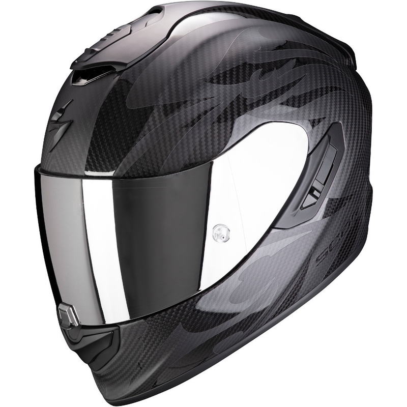 Integrálna prilba na motocykel Scorpion EXO-1400 Carbon Air Obscura čierna