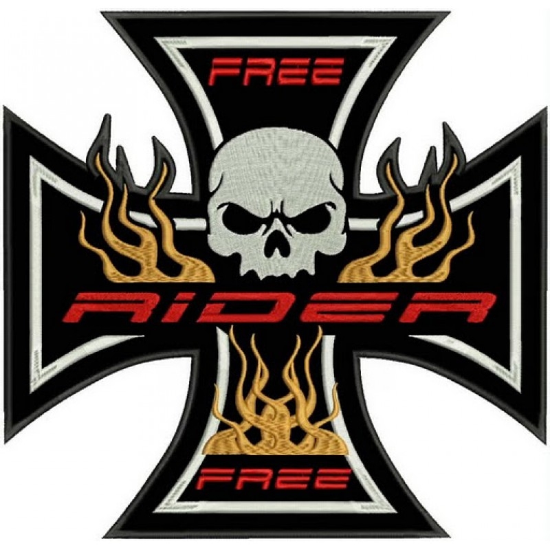 Nášivka Kríž oranžová - veľká