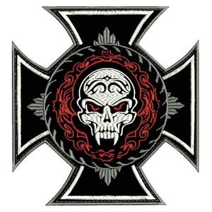 Nášivka Kríž s ornamentom - veľká