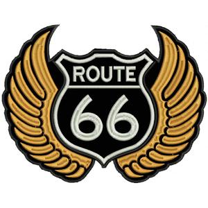 Nášivka Route krídla oranžové