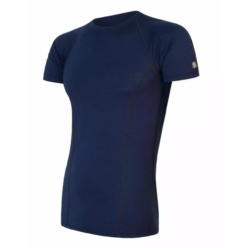 Pánske tričko Sensor Merino Active tmavo modré - krátký rukáv výpredaj