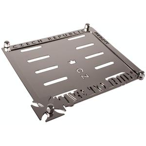 Nerezová podložka pod CZ ŠPZ Live To Ride Czech Republic