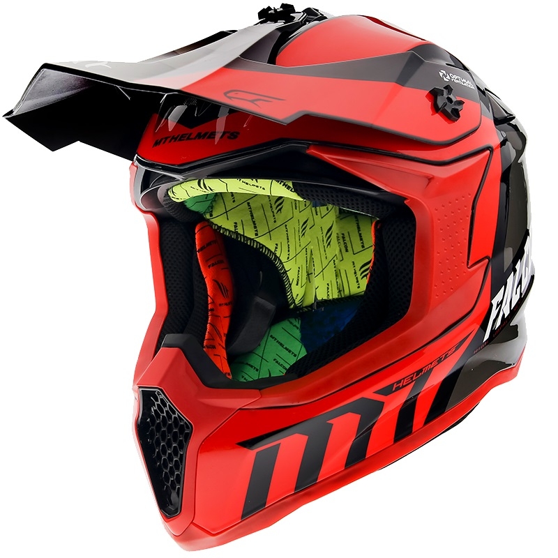 Motokrosová přilba MT Falcon Warrior červená