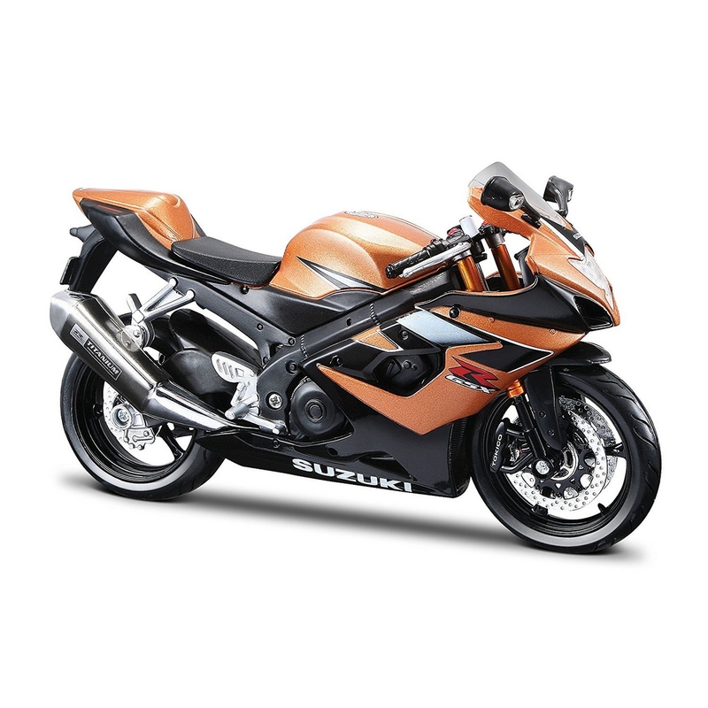 Model motocykla Maisto Suzuki GSX-R1000 2006 bronzová