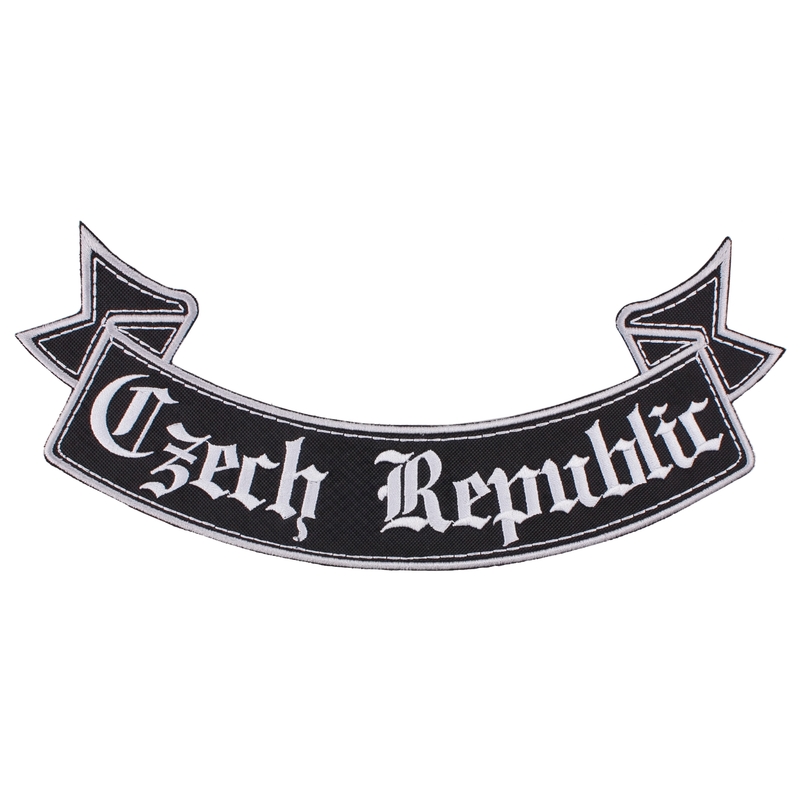 Nášivka Czech Republic stuha spodná
