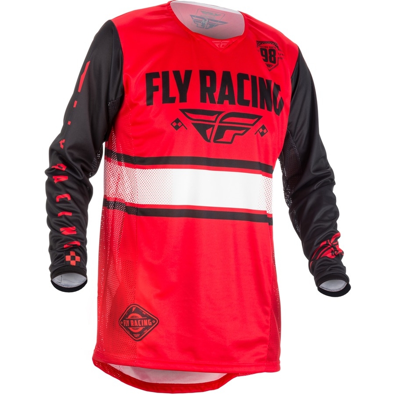 Motokrosový dres FLY Racing Kinetic ERA 2018 - USA červeno-čierny