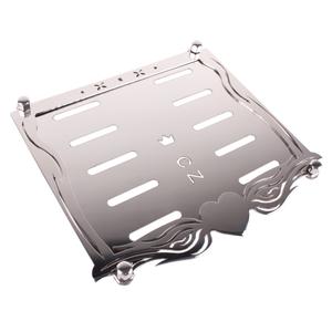 Nerezová podložka pod CZ ŠPZ Heart